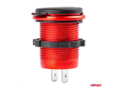 Wodoodporna ładowarka z gniazdami USB+USB-C 12/24V MOD-09