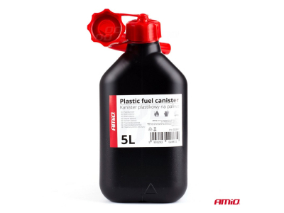 Kanister plastikowy, czarny 5L
