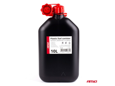 Kanister plastikowy, czarny 10L