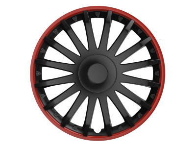 Kołpak Crystal 16" Black&Red (czarny z czerwoną obwódką)