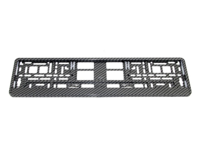 Ramka tablicy rejestracyjnej - hydrografika CARBON