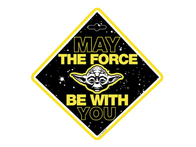 Tabliczka BABY ON BOARD STAR WARS – YODA