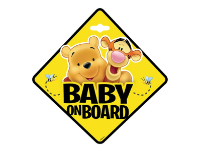 Tabliczka BABY ON BOARD KUBUŚ