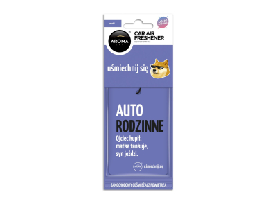 Odświeżacz powietrza AROMA CAR LETS SMILE Yoshi