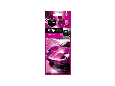 Odświeżacz powietrza AROMA CAR CITY CARD BUBBLE GUM