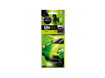 Odświeżacz powietrza AROMA CAR CITY CARD LEMON
