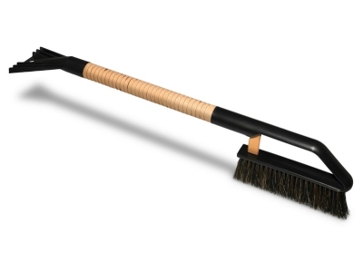 Szczotko-skrobaczka FUTURA BUK prążkowany 70 cm (50% włosie pvc, 50% włosie naturalne)