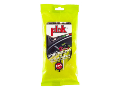 Plak Ściereczki do plastików Owoce Leśne 24 szt.