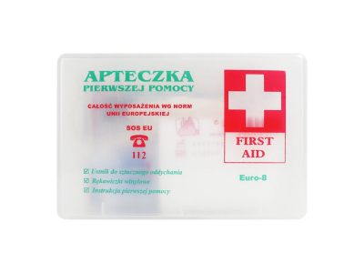Apteczka B-Euro-8 przezroczysta