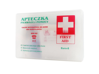 Apteczka B-Euro-8 przezroczysta
