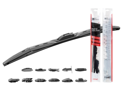 Pióro wycieraczki AMiO Hybrid multiconnect 15" (380mm) 11 adapterów