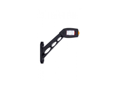 Lampa obrysowa na wysięgniku potrójna HOR 53 12/24V ,biała+czerwona+pomarańczowa LEWA
