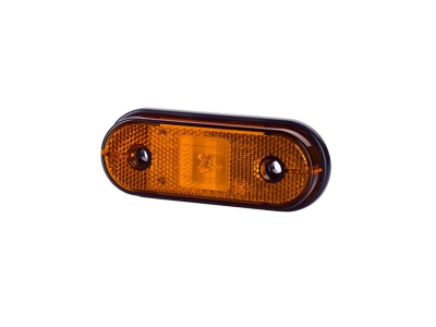 Lampa obrysowa z odblaskiem HOR 61, diodowa 12/24V pomarańczowa