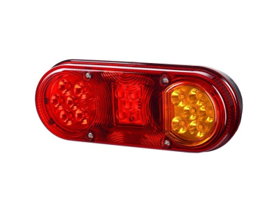 Lampa zespolona tylna HOR 76, diodowa 12/24V, prawa (bez oświetlenia tablicy rejestracyjnej)