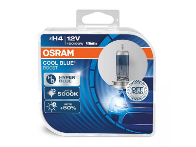 Żarówka halogenowa Osram H4 12V 100/90W P43t Cool Blue Boost 5500K / 2szt.