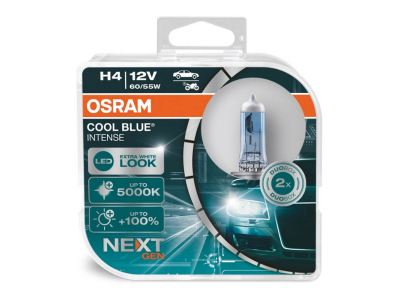 Żarówki halogenowe Osram H4 12V 60/55W P43t Cool Blue NEXT GEN 5000K / 2 szt.