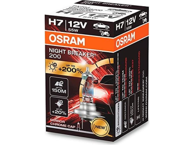 Żarówka halogenowa Osram H7 12V 55W PX26d NIGHT BREAKER 200 /1 szt./