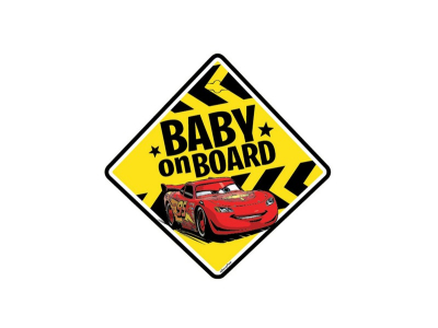 Tabliczka BABY ON BOARD CARS