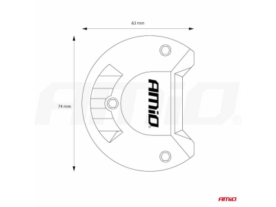 Lampa robocza LED AWL29 160LED 650x74 540W COMBO 9-36V