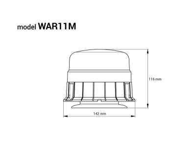 Lampa ostrzegawcza WAR11M
