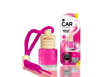 Odświeżacz powietrza AROMA WOOD BUBBLE GUM