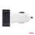 Ładowarka samochodowa 3xUSB biała PCH-03
