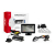 Zestaw czujników parkowania TFT01 4,3" z kamerą HD-315-LED 4 sensory srebrne