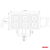 Lampa robocza AWL02 6 LED FLAT 9-60V