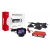 Zestaw czujników parkowania cofania LED-GRAF 4 sensory czarne 19mm TRUCK