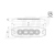 Lampa błyskowa płaska 4x3W LED R65 R10 12/24V IP67