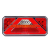 Lampa tylna zespolona LED AMiO RCL-02-L dynamiczna, lewa