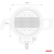 Lampa robocza AWL14 42 LED COMBO (2 Funkcje) 9-36V