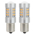 Żarówki LED CANBUS 3030 24SMD 1156 BAU15S PY21W Pomarańczowa 12V/24V