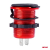 Wodoodporna ładowarka z testerem napięcia 2xUSB 12/24V MOD-11