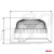 Lampa ostrzegawcza W21ml Magnetyczna / 3 śruby R65 R10 18LED 12/24V IP56