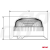 Lampa ostrzegawcza W213b 3 śruby R65 R10 18LED 12/24V IP56