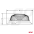 Lampa ostrzegawcza W213bl 3 śruby R65 R10 18LED 12/24V IP56