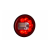 Lampa zespolona tylna HOR 96B - LUNA, diodowa 12/24V, lewa (wersja naścienna, światło pozycyjne, przeciwmgielne i cofania, przewód okrągły 4x0,5 mm2,