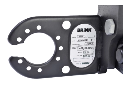Hak z kulą wypinaną poziomo BMC 353400