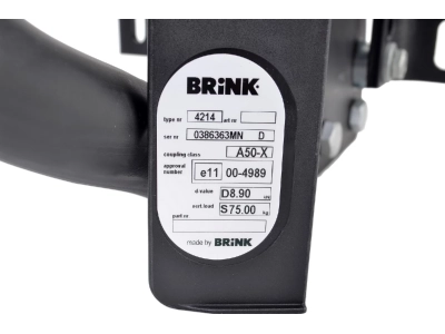 Hak z kulą odkręcaną BRINK 421400