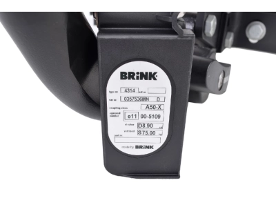 Hak z kulą wypinaną poziomo BMA BRINK 431400