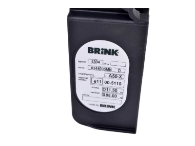 Hak z kulą wypinaną poziomo BMA BRINK 439400