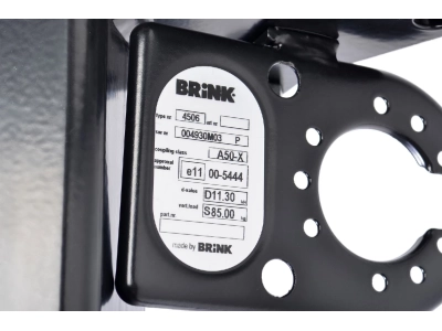 Hak z kulą wypinaną poziomo BMA BRINK 450600