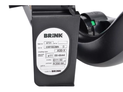 Hak z kulą wypinaną poziomo BMA BRINK 473100
