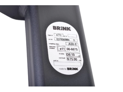 Hak z kulą odkręcaną BRINK 477200