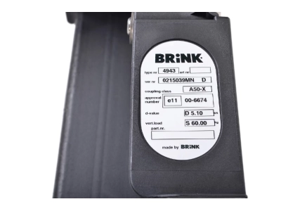 Hak z kulą wypinaną poziomo BMA BRINK 494300