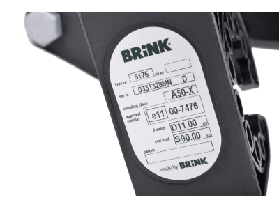 Hak z kulą wypinaną poziomo BMA BRINK 517600