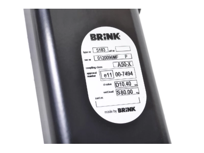 Hak z kulą odkręcaną BRINK 518300