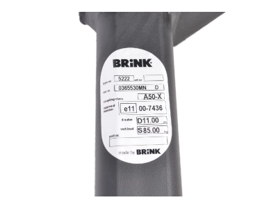 Hak z kulą odkręcaną BRINK 522200