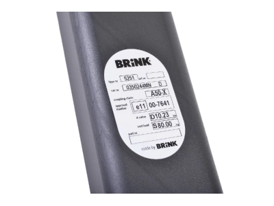 Hak z kulą odkręcaną BRINK 525100